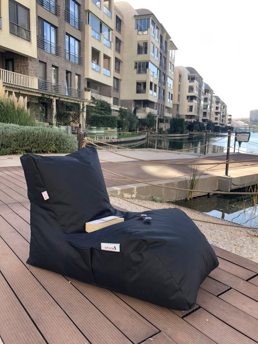 Atelier Del Sofa Puf Negro